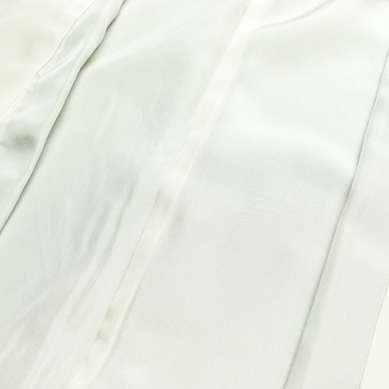 付け下げ 落款入り しつけ糸付き 一つ紋付き 正絹 人物・動物柄 袷仕立て 身丈163.5cm 裄丈66cm リサイクル着物 着物 箔 共八掛 フォーマル 緑・うぐいす色_画像20