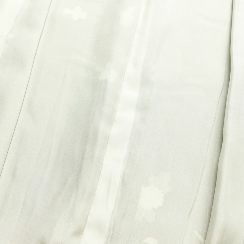 訪問着 良品 金駒刺繍 一つ紋付き 正絹 花柄 袷仕立て 身丈160.5cm 裄丈65cm リサイクル着物 着物 箔 金彩 入学式 卒業式 七五三 パーティー お宮参り フォーマル 黄・黄土色_画像20