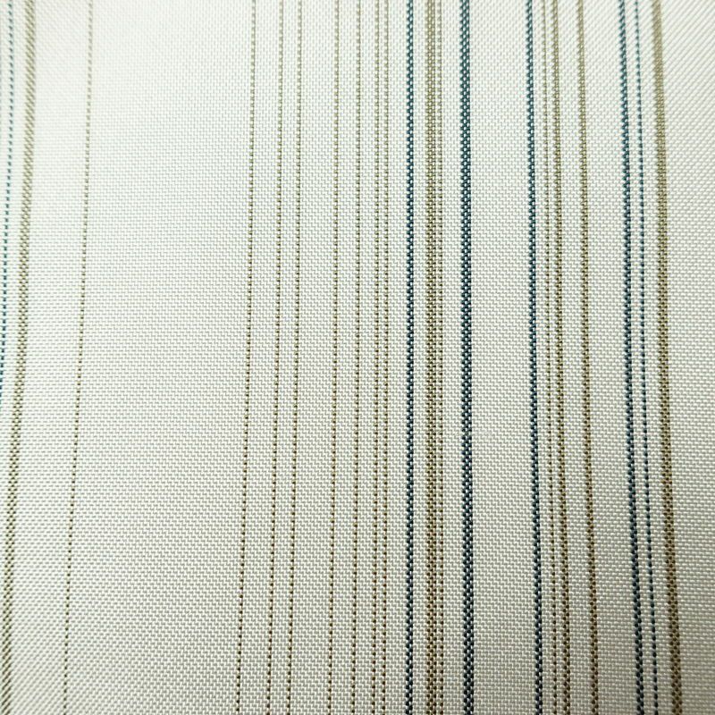 大島紬 おごじょ縞 美品 証紙あり しつけ糸付き 正絹 縞柄・線柄 袷仕立て 身丈169cm 裄丈68.5cm リサイクル着物 着物 未使用品 シンプル おしゃれ 白_画像9