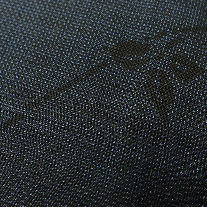 大島紬 古代染色 純泥染 良品 証紙あり しつけ糸付き 正絹 花柄 袷仕立て 身丈159cm 裄丈63cm リサイクル着物 着物 青・紺_画像10