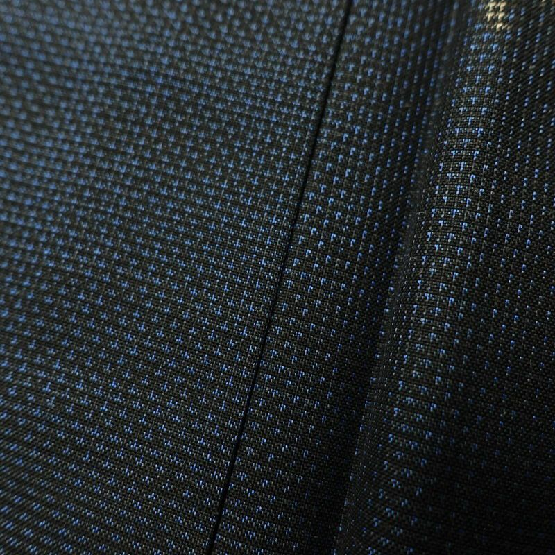 大島紬 古代染色 純泥染 良品 証紙あり しつけ糸付き 正絹 花柄 袷仕立て 身丈159cm 裄丈63cm リサイクル着物 着物 青・紺_画像11