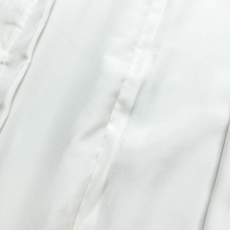 付け下げ 美品 しつけ糸付き 正絹 木の葉・植物柄 袷仕立て 身丈159.5cm 裄丈65cm リサイクル着物 着物 刺繍 箔 入学式 卒業式 七五三 お宮参り フォーマル 上品 紫・藤色_画像19