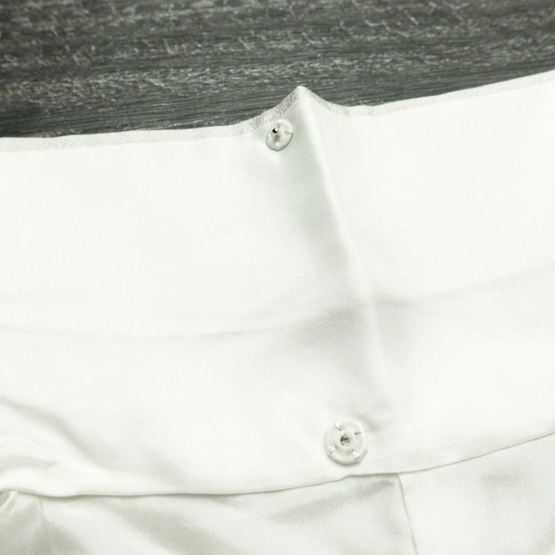 付け下げ 美品 しつけ糸付き 正絹 木の葉・植物柄 袷仕立て 身丈159.5cm 裄丈65cm リサイクル着物 着物 刺繍 箔 入学式 卒業式 七五三 お宮参り フォーマル 上品 紫・藤色_画像21