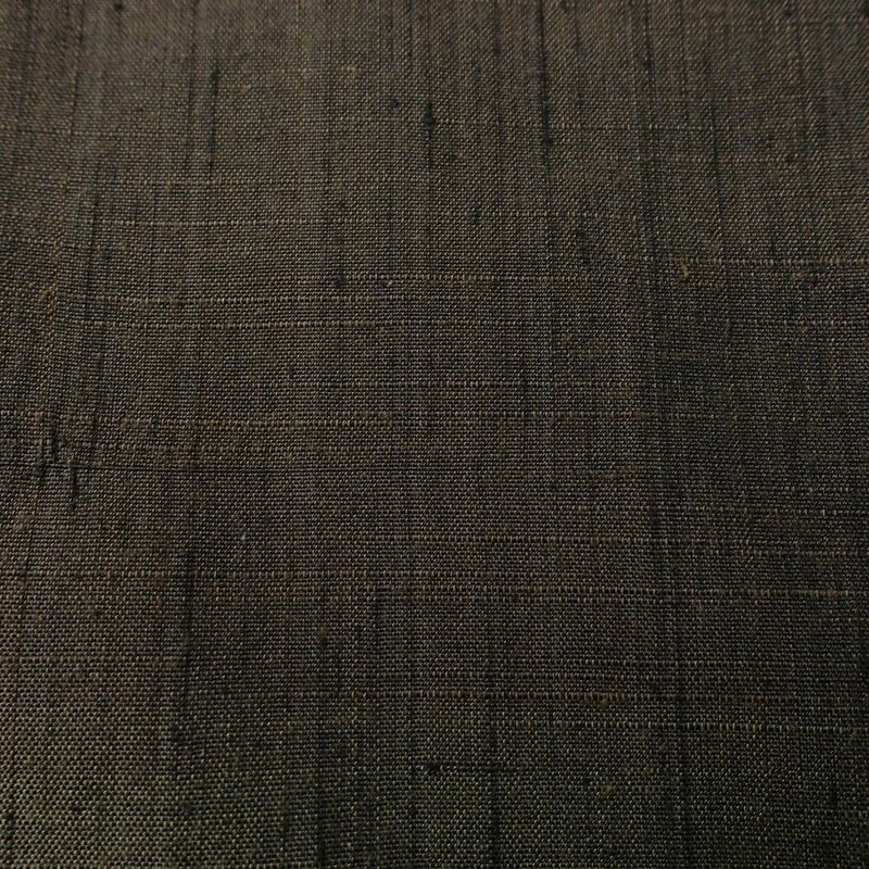 紬 正絹 縞柄・線柄 袷仕立て 身丈152.5cm 裄丈62cm リサイクル着物 着物 モダン 緑・うぐいす色_画像8