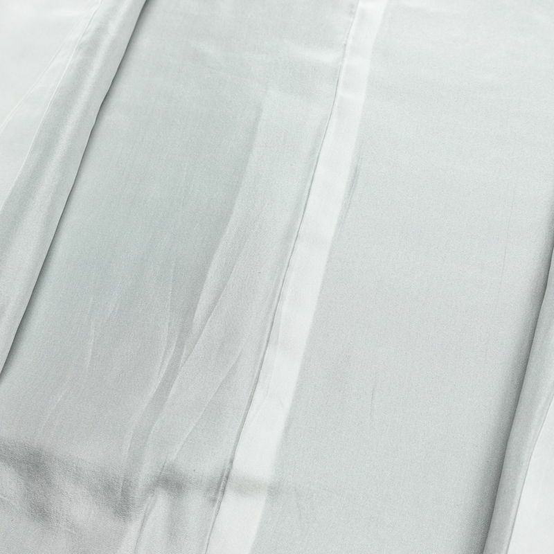 紬 正絹 縞柄・線柄 袷仕立て 身丈152.5cm 裄丈62cm リサイクル着物 着物 モダン 緑・うぐいす色_画像18