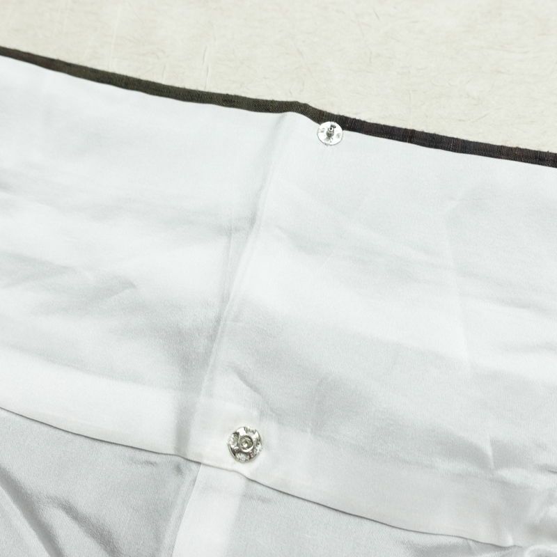 紬 正絹 縞柄・線柄 袷仕立て 身丈152.5cm 裄丈62cm リサイクル着物 着物 モダン 緑・うぐいす色_画像19