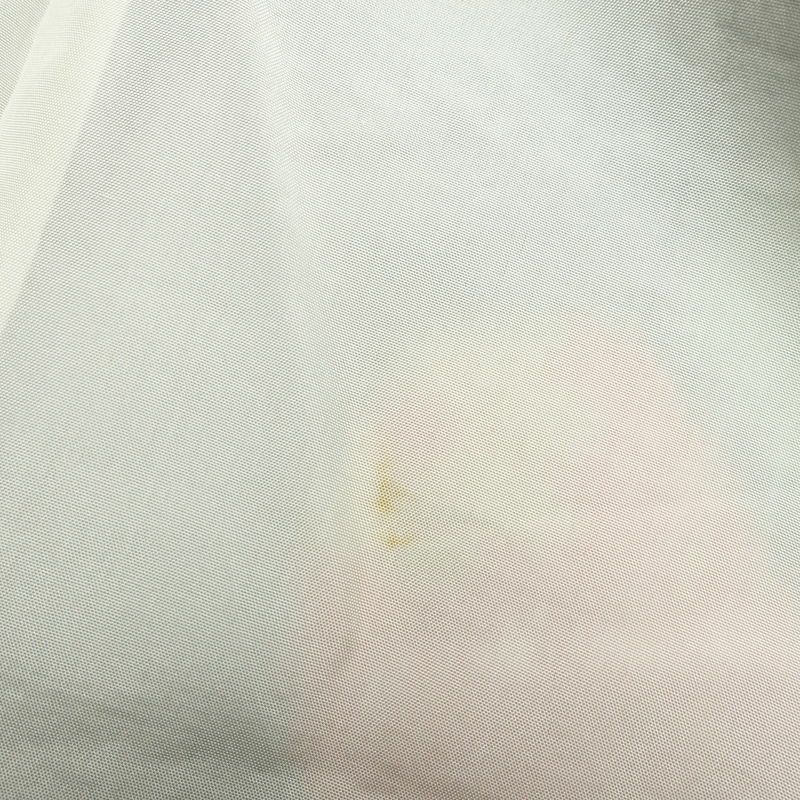 紬 正絹 その他の柄 袷仕立て 身丈153cm 裄丈63cm リサイクル着物 着物 りんご 林檎 青・紺_画像20