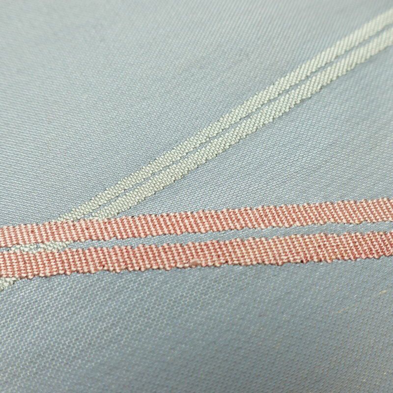 名古屋帯 太鼓柄 正絹 その他の柄 名古屋仕立て なごや帯 リサイクル帯 帯 シンプル おしゃれ かんざし 簪 青・紺_画像5