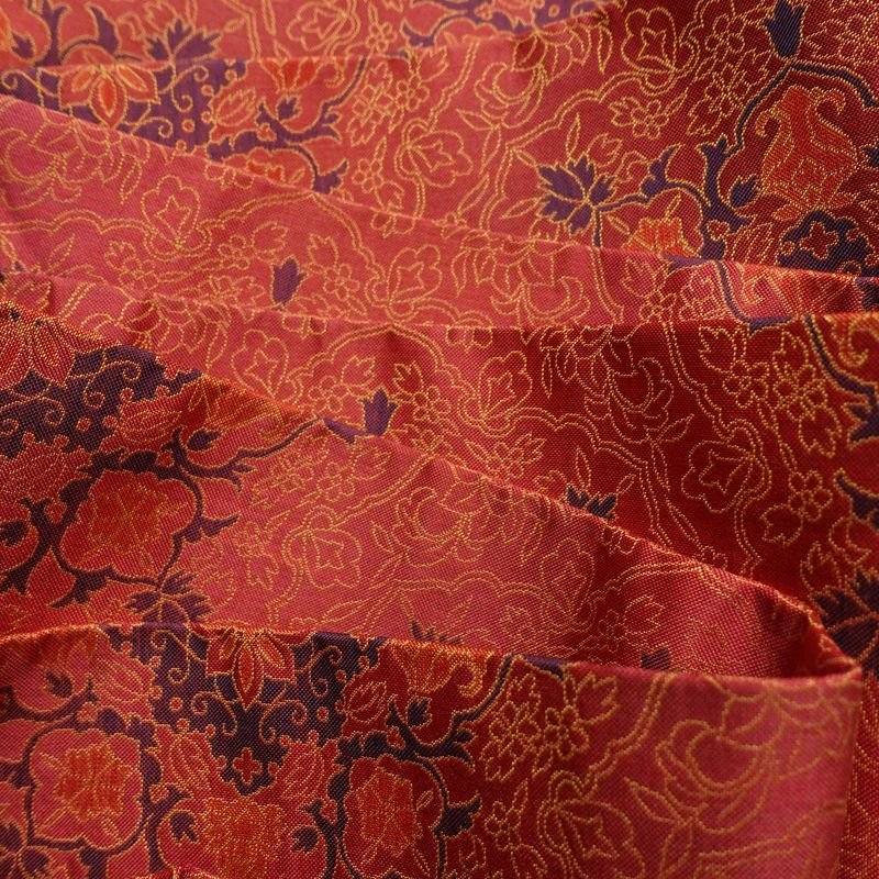 名古屋帯 全通柄 正絹 幾何学柄・抽象柄 名古屋仕立て なごや帯 リサイクル帯 帯 多色使い_画像18