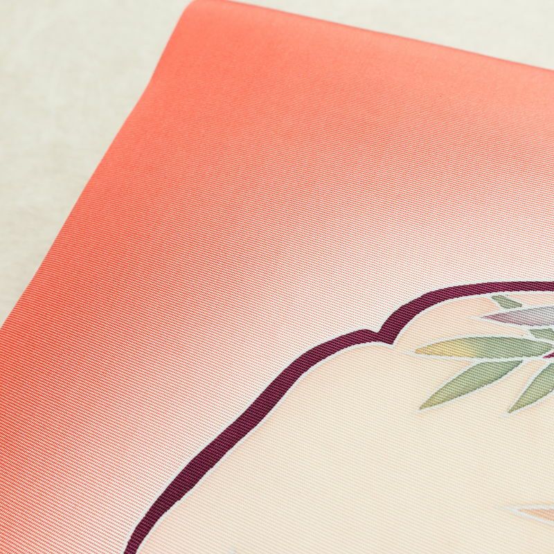 名古屋帯 太鼓柄 正絹 古典柄 名古屋仕立て なごや帯 リサイクル帯 帯 シンプル ピンク_画像6