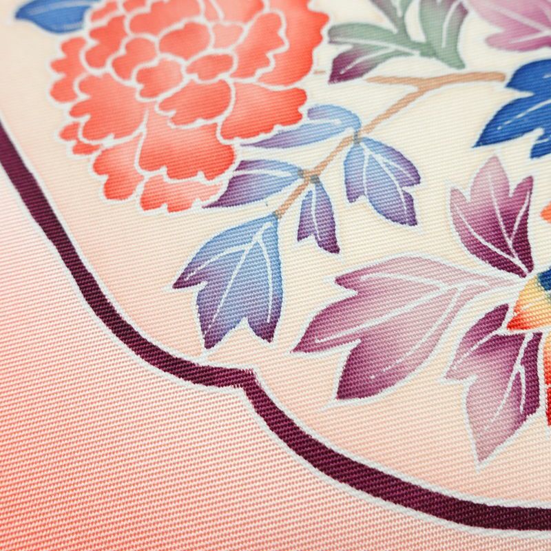 名古屋帯 太鼓柄 正絹 古典柄 名古屋仕立て なごや帯 リサイクル帯 帯 シンプル ピンク_画像8