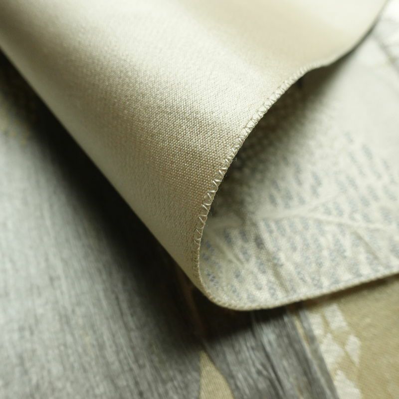 名古屋帯 六通柄 正絹 風景柄 通し仕立て なごや帯 リサイクル帯 帯 多色使い_画像12