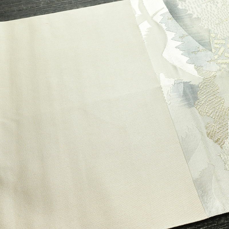 名古屋帯 六通柄 正絹 風景柄 通し仕立て なごや帯 リサイクル帯 帯 多色使い_画像18