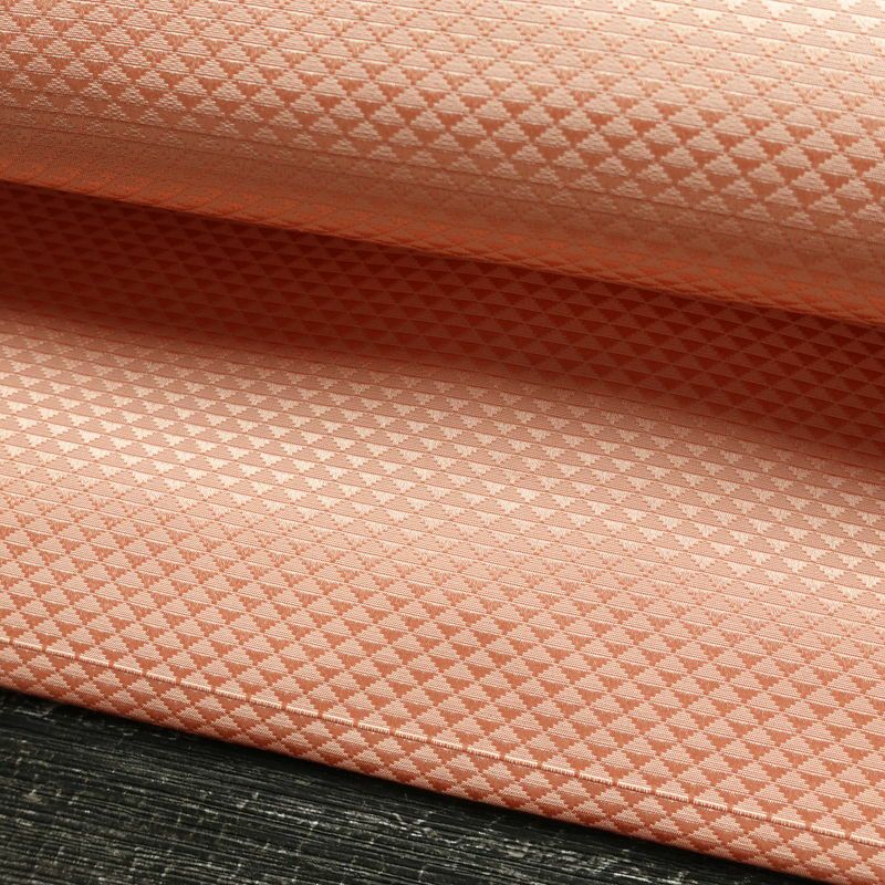 名古屋帯 太鼓柄 良品 正絹 木の葉・植物柄 名古屋仕立て なごや帯 リサイクル帯 帯 シンプル 上品 ピンク_画像8