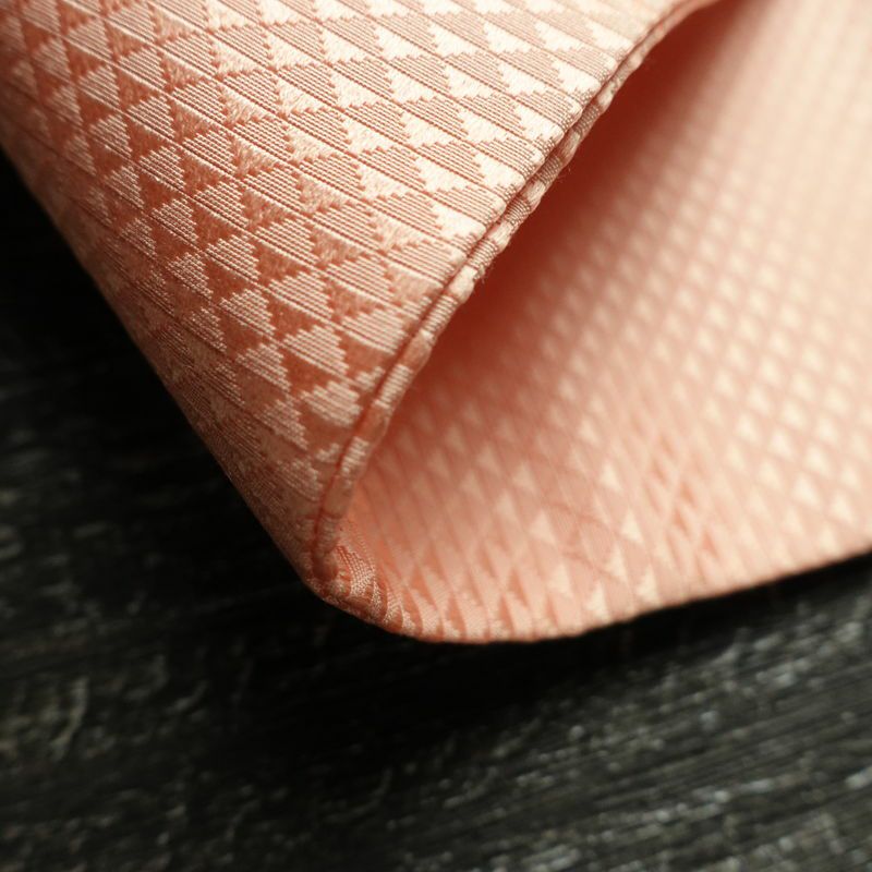 名古屋帯 太鼓柄 良品 正絹 木の葉・植物柄 名古屋仕立て なごや帯 リサイクル帯 帯 シンプル 上品 ピンク_画像11