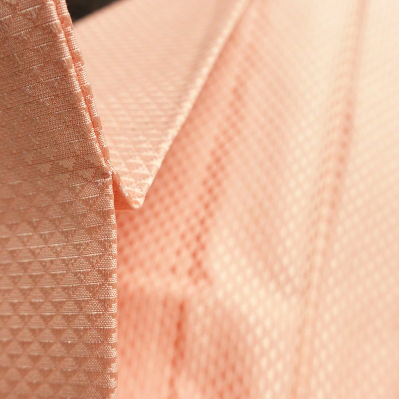 名古屋帯 太鼓柄 良品 正絹 木の葉・植物柄 名古屋仕立て なごや帯 リサイクル帯 帯 シンプル 上品 ピンク_画像20