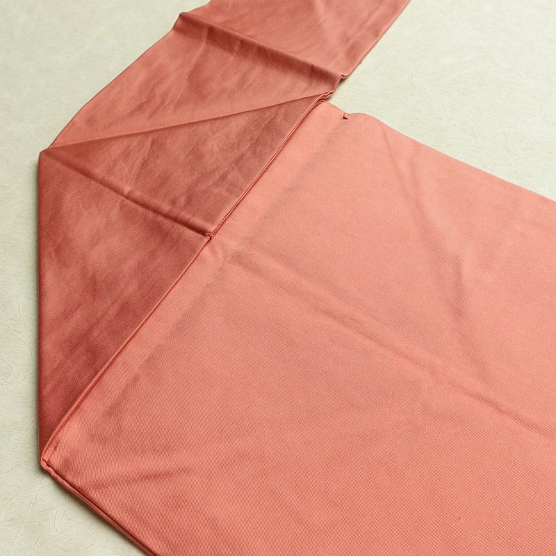 名古屋帯 太鼓柄 正絹 花柄 名古屋仕立て なごや帯 リサイクル帯 帯 箔 金糸 菊 ピンク_画像18