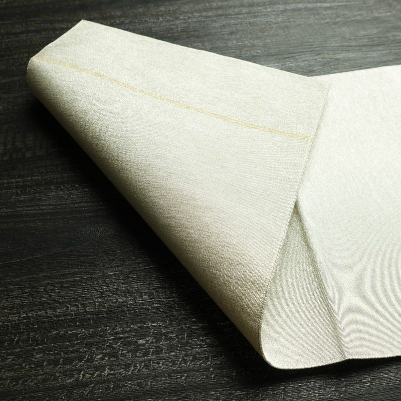 名古屋帯 太鼓柄 美品 正絹 人物・動物柄 松葉仕立て なごや帯 リサイクル帯 帯 刺繍 金糸 銀糸 シンプル 金・銀_画像11