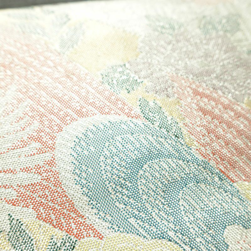 袋帯 六通柄 正絹 古典柄 リサイクル帯 帯 入学式 卒業式 七五三 パーティー お宮参り フォーマル 金・銀_画像6