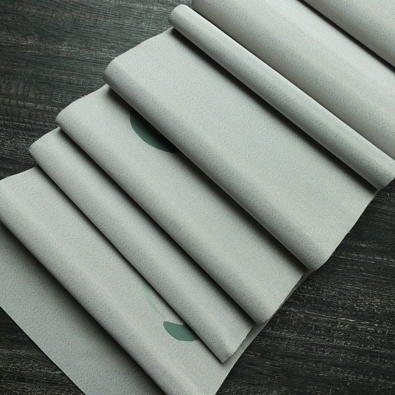 名古屋帯 太鼓柄 美品 正絹 古典柄 松葉仕立て なごや帯 リサイクル帯 帯 金糸 シンプル グレー_画像19