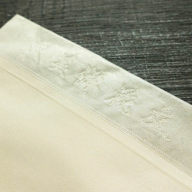 名古屋帯 双美洋花文 六通柄 正絹 花柄 名古屋仕立て なごや帯 リサイクル帯 帯 箔 金・銀_画像17