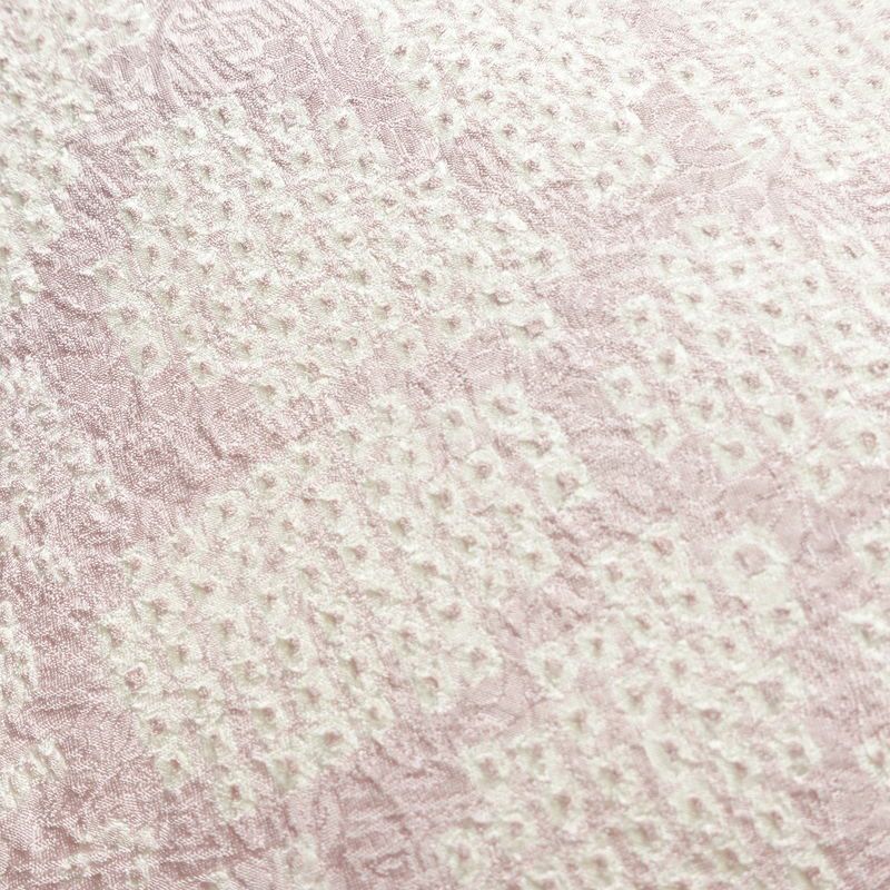 名古屋帯 太鼓柄 絞り 綸子 正絹 古典柄 名古屋仕立て なごや帯 リサイクル帯 帯 紫・藤色_画像3