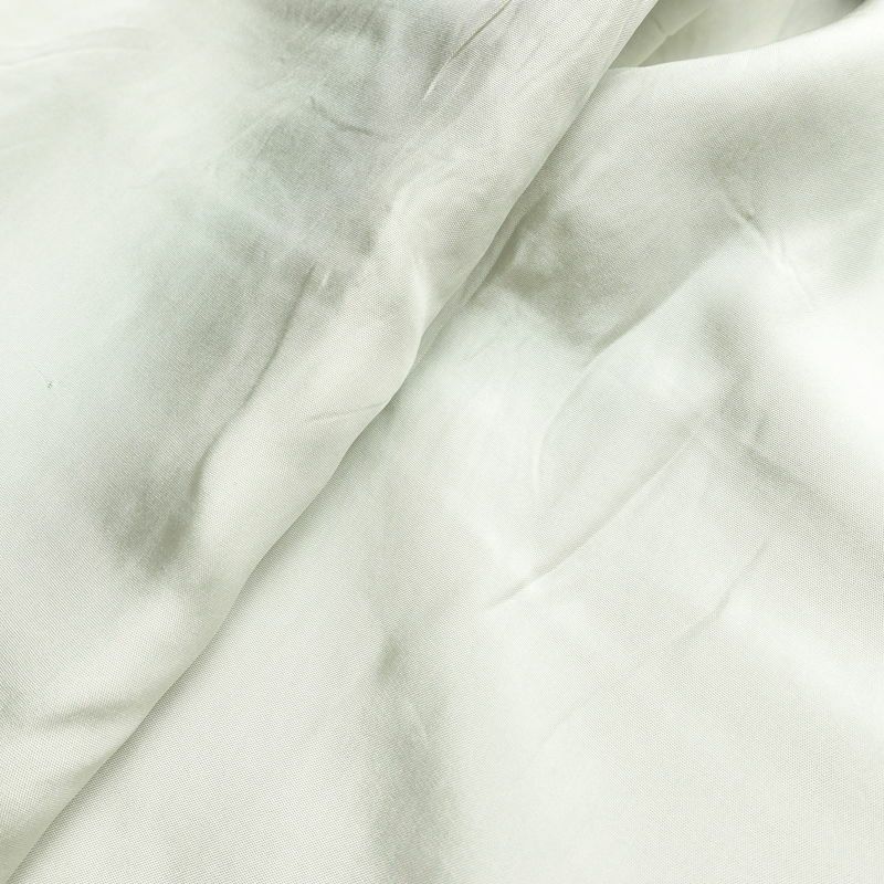 付け下げ 落款入り ふくれ織 正絹 風景柄 袷仕立て 身丈154cm 裄丈63.5cm リサイクル着物 着物 刺繍 金彩 フォーマル 緑・うぐいす色_画像21