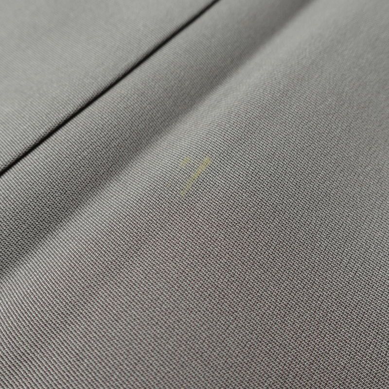 訪問着 正絹 花柄 袷仕立て 身丈172cm 裄丈69.5cm リサイクル着物 着物 金彩 入学式 卒業式 七五三 お宮参り フォーマル グレー_画像11