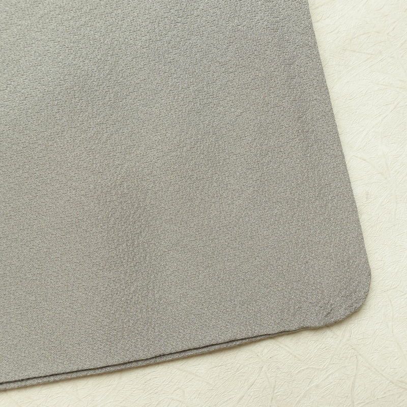 訪問着 縮緬 正絹 古典柄 袷仕立て 身丈154.5cm 裄丈63.5cm リサイクル着物 着物 上品 グレー_画像16