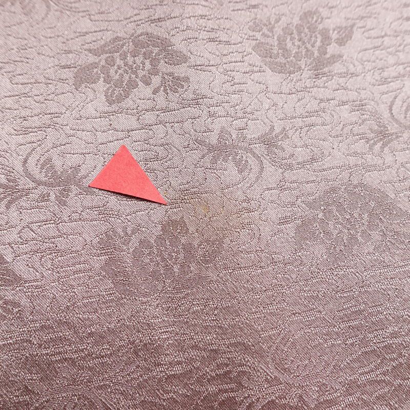 訪問着 絞り 正絹 木の葉・植物柄 袷仕立て 身丈162cm 裄丈67cm リサイクル着物 着物 入学式 卒業式 七五三 お宮参り フォーマル 紫・藤色_画像13