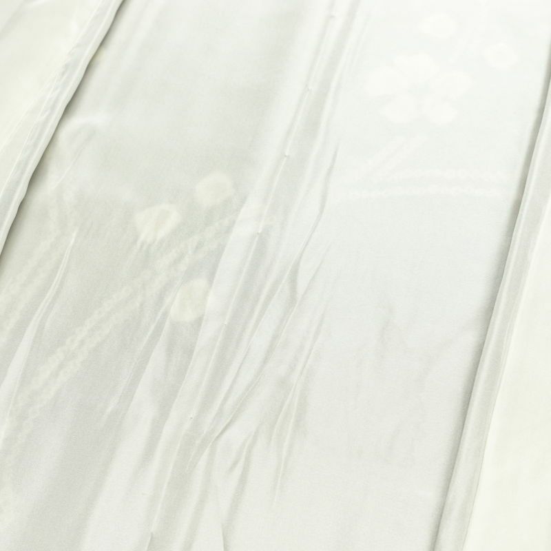 訪問着 絞り 正絹 木の葉・植物柄 袷仕立て 身丈162cm 裄丈67cm リサイクル着物 着物 入学式 卒業式 七五三 お宮参り フォーマル 紫・藤色_画像18