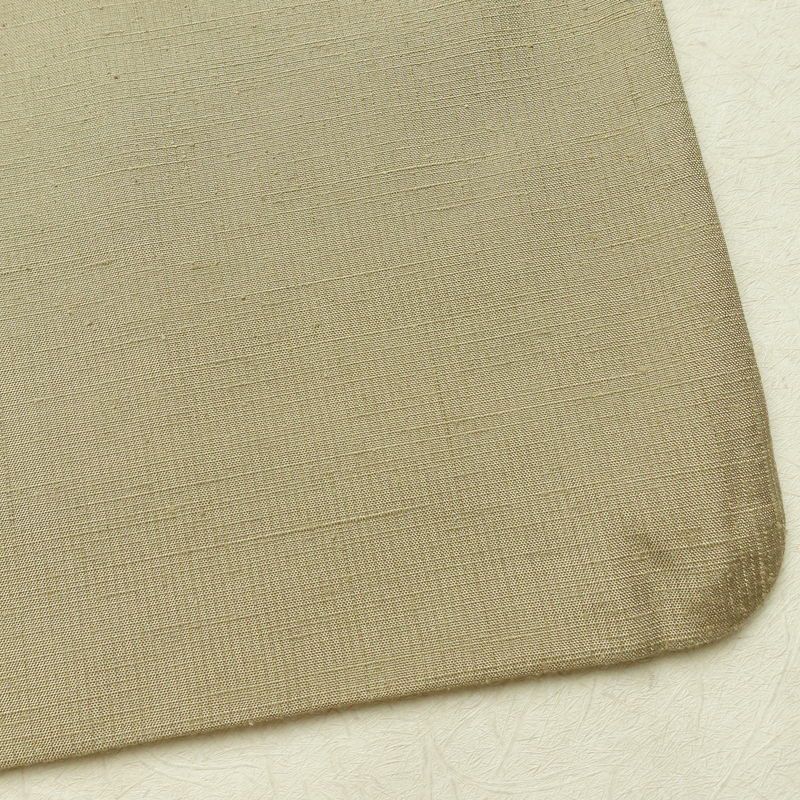 紬 正絹 無地 袷仕立て 身丈154cm 裄丈63cm リサイクル着物 着物 シンプル ベージュ_画像15