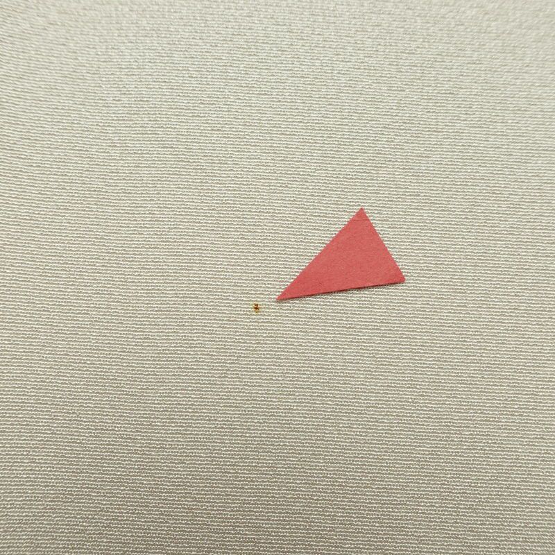 訪問着 良品 京手描友禅 縮緬 一つ紋付き 正絹 花柄 袷仕立て 身丈152.5cm 裄丈62.5cm リサイクル着物 着物 刺繍 箔 金彩 入学式 卒業式 七五三 お宮参り フォーマル 上品 グレー_画像13