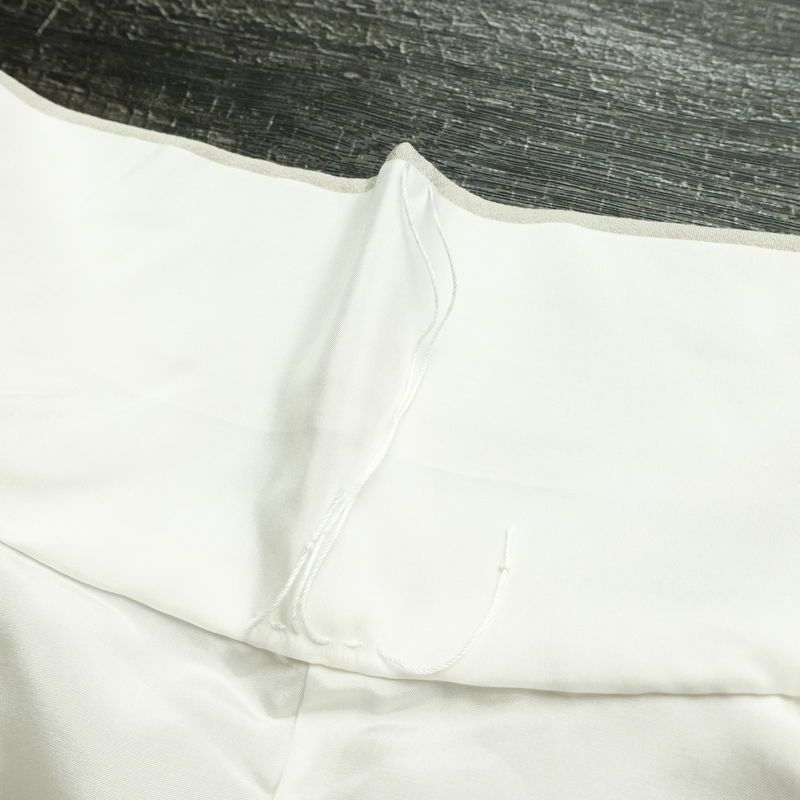 訪問着 良品 京手描友禅 縮緬 一つ紋付き 正絹 花柄 袷仕立て 身丈152.5cm 裄丈62.5cm リサイクル着物 着物 刺繍 箔 金彩 入学式 卒業式 七五三 お宮参り フォーマル 上品 グレー_画像20