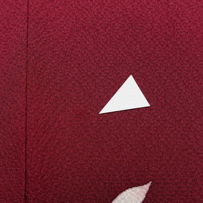 振袖 良品 縮緬 正絹 花柄 袷仕立て 身丈161cm 裄丈70cm リサイクル着物 着物 箔 金彩 成人式 二十歳 二十歳の集い パーティー フォーマル 桜 赤紫 紫・藤色_画像14