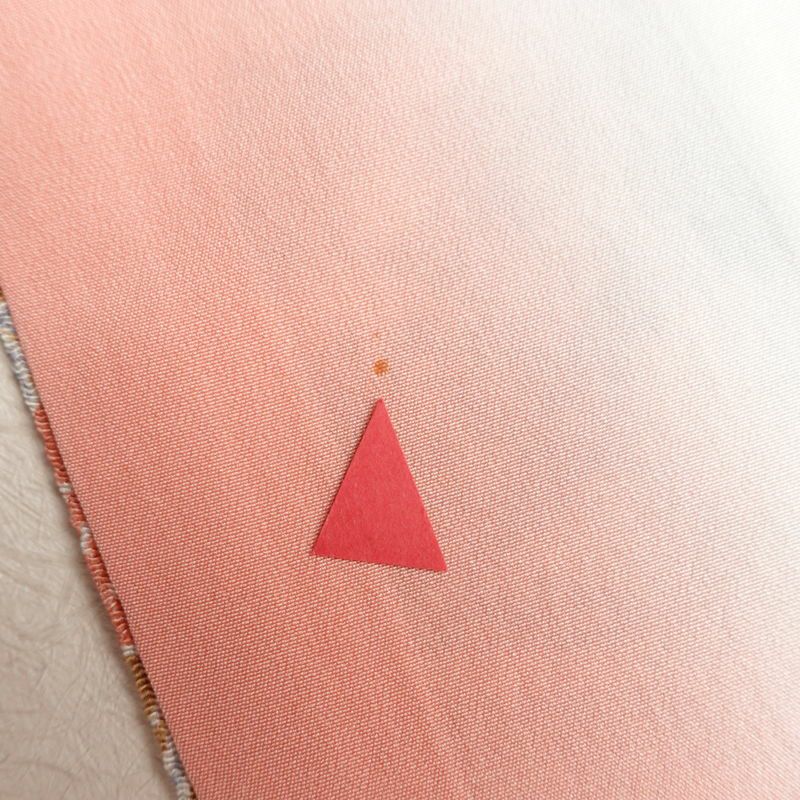 小紋 美品 しつけ糸付き 縮緬 総柄 正絹 古典柄 袷仕立て 身丈161.5cm 裄丈65cm リサイクル着物 着物 菊 亀甲 流水 露芝 多色使い_画像21