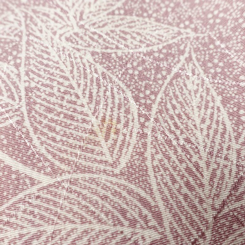 小紋 総柄 正絹 木の葉・植物柄 袷仕立て 身丈153cm 裄丈63cm リサイクル着物 着物 紫・藤色_画像9