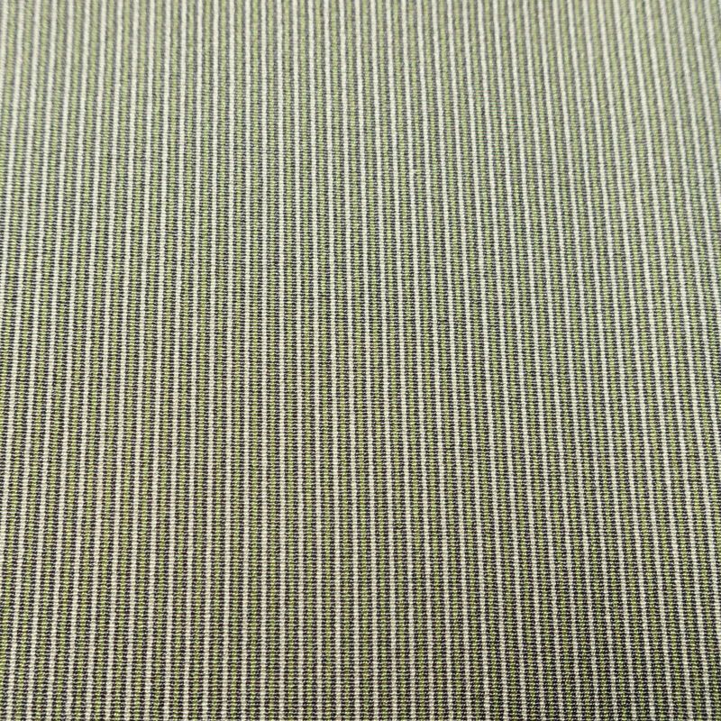 小紋 良品 落款入り 小紋師 良和 江戸小紋 万筋 縮緬 正絹 縞柄・線柄 袷仕立て 身丈149cm 裄丈64.5cm リサイクル着物 着物 シンプル 緑・うぐいす色_画像7