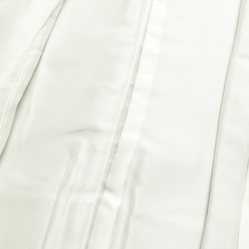 小紋 良品 落款入り 小紋師 良和 江戸小紋 万筋 縮緬 正絹 縞柄・線柄 袷仕立て 身丈149cm 裄丈64.5cm リサイクル着物 着物 シンプル 緑・うぐいす色_画像17