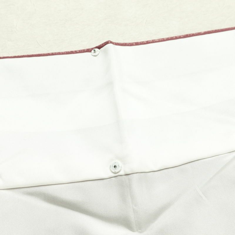 訪問着 良品 しつけ糸付き もみじ染 丹後ちりめん 正絹 花柄 袷仕立て 身丈159.5cm 裄丈65cm リサイクル着物 着物 紫・藤色_画像20