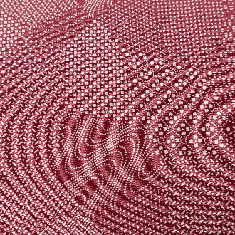 小紋 正絹 古典柄 袷仕立て 身丈152.5cm 裄丈65cm リサイクル着物 着物 紫・藤色_画像7