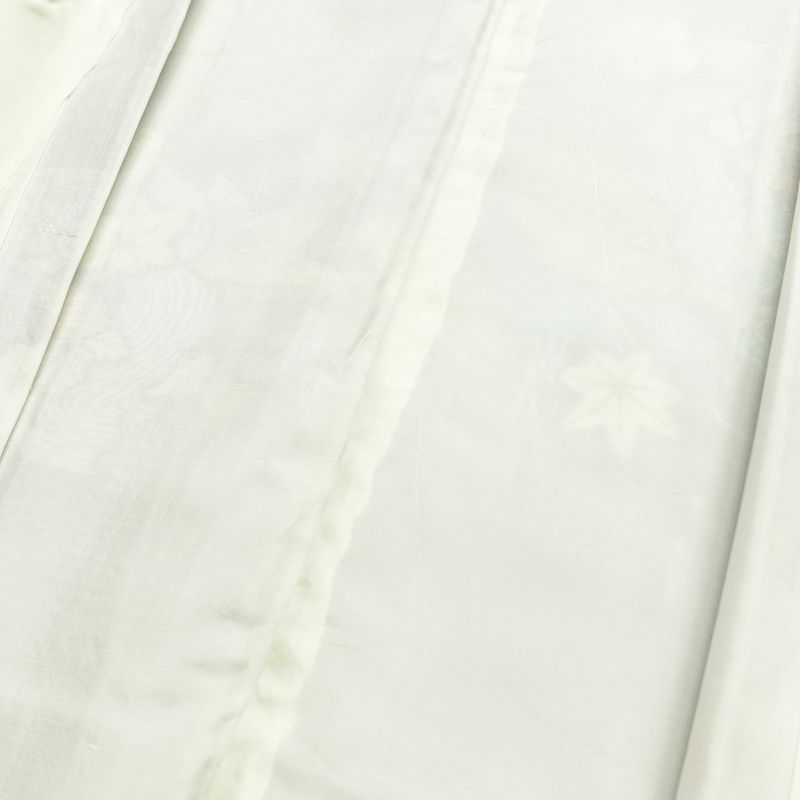 小紋 縮緬 正絹 花柄 袷仕立て 身丈161.5cm 裄丈67.5cm リサイクル着物 着物 青・紺_画像20