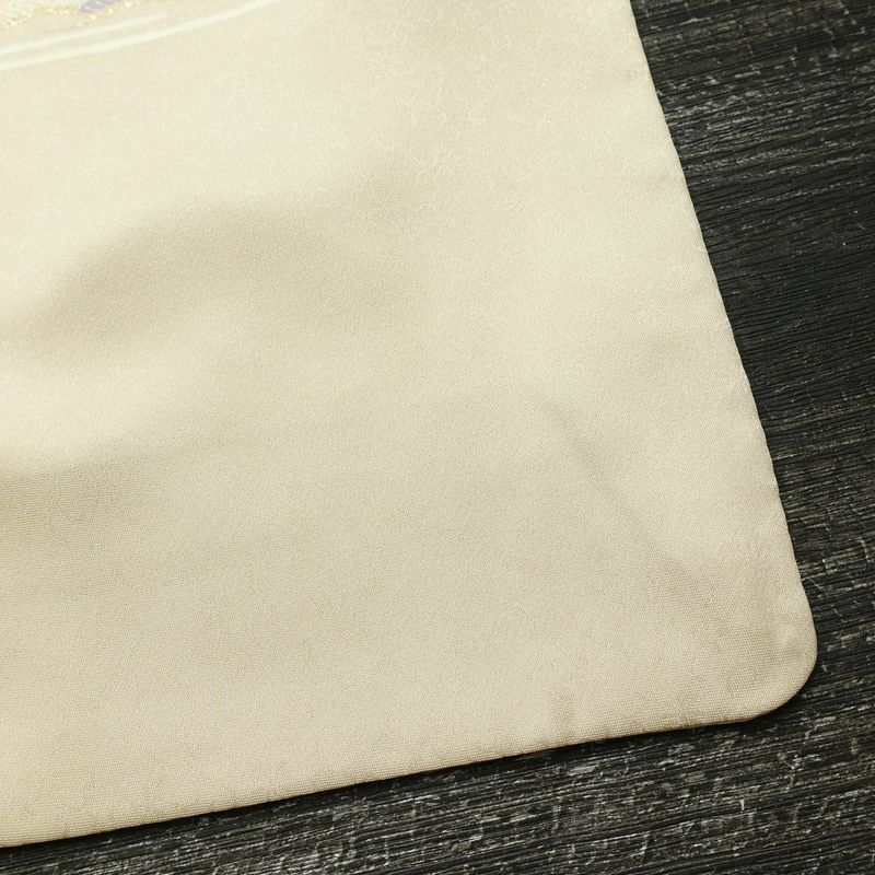 訪問着 良品 正絹 古典柄 袷仕立て 身丈157.5cm 裄丈64.5cm リサイクル着物 着物 箔 金彩 入学式 卒業式 七五三 お宮参り フォーマル 上品 ベージュ_画像15