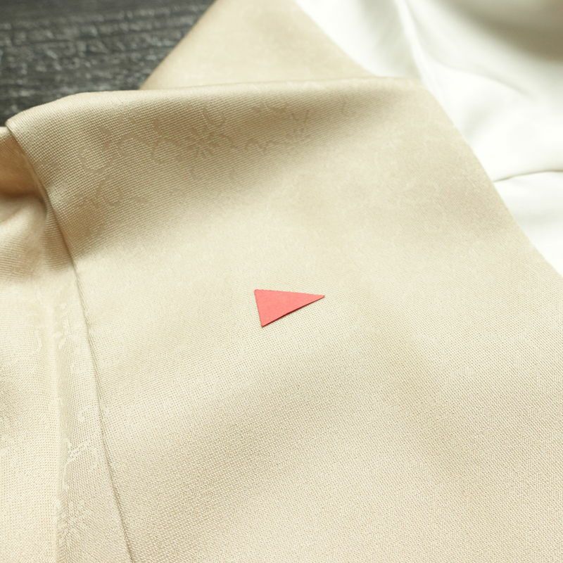 訪問着 良品 正絹 古典柄 袷仕立て 身丈157.5cm 裄丈64.5cm リサイクル着物 着物 箔 金彩 入学式 卒業式 七五三 お宮参り フォーマル 上品 ベージュ_画像18