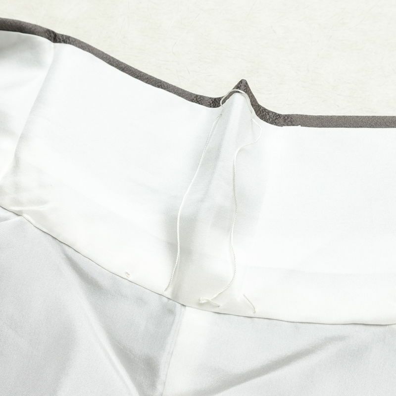 訪問着 美品 正絹 風景柄 袷仕立て 身丈167cm 裄丈67cm リサイクル着物 着物 箔 金彩 入学式 卒業式 七五三 フォーマル 茶_画像20