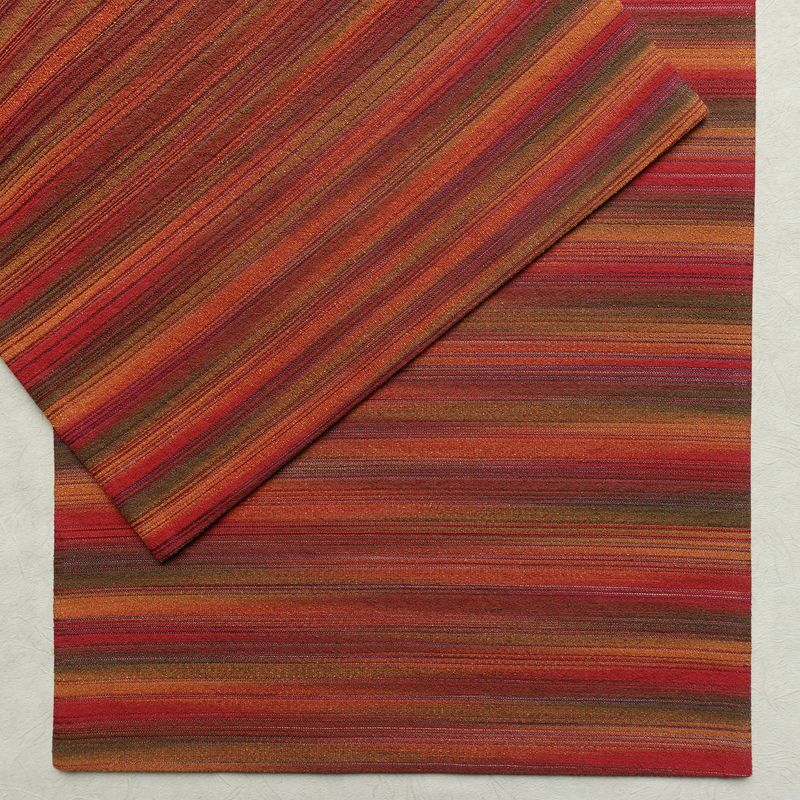 名古屋帯 六通柄 良品 正絹 縞柄・線柄 通し仕立て なごや帯 リサイクル帯 帯 カジュアル 多色使い_画像13