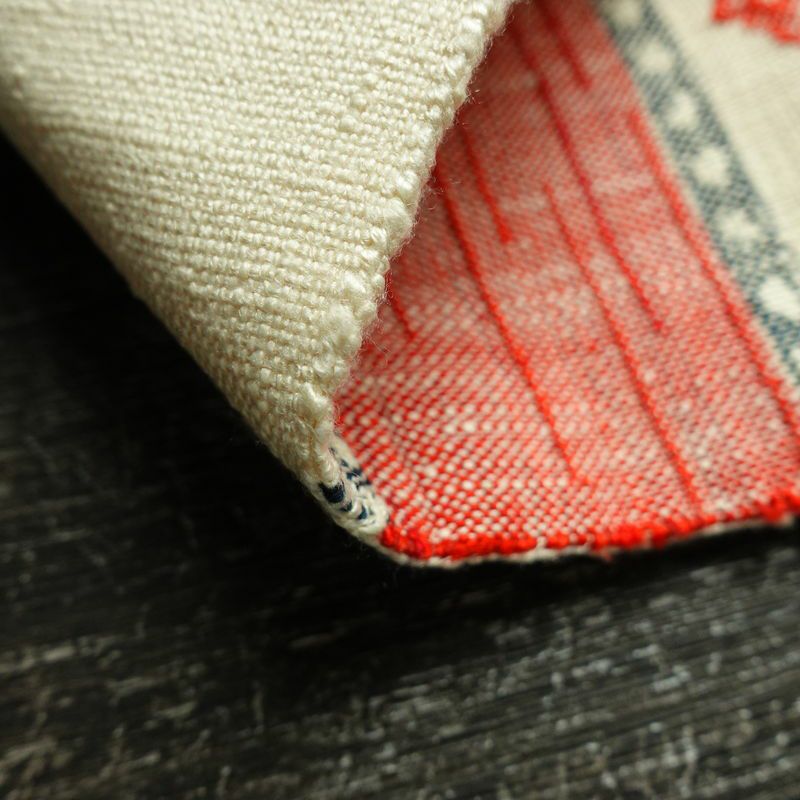 名古屋帯 六通柄 良品 正絹 花柄 松葉仕立て なごや帯 リサイクル帯 帯 紬地 白_画像11