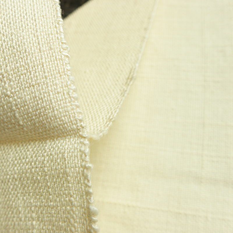 名古屋帯 六通柄 良品 正絹 花柄 松葉仕立て なごや帯 リサイクル帯 帯 紬地 白_画像18