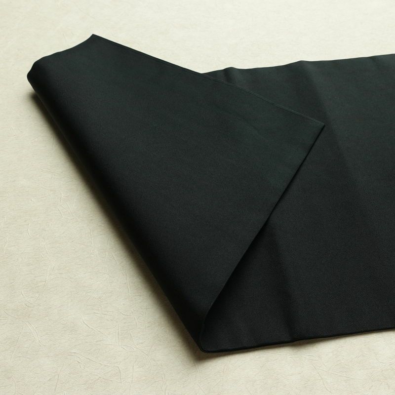 名古屋帯 太鼓柄 正絹 風景柄 名古屋仕立て なごや帯 リサイクル帯 帯 箔 黒_画像9