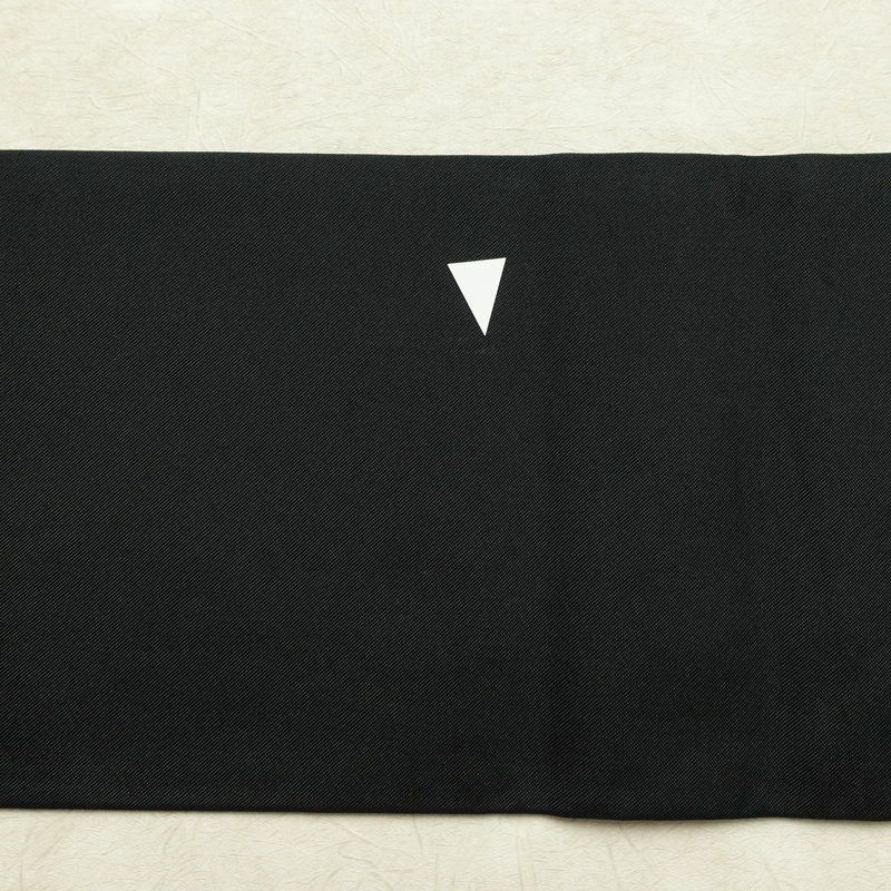 名古屋帯 太鼓柄 正絹 風景柄 名古屋仕立て なごや帯 リサイクル帯 帯 箔 黒_画像15